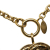 Chanel AB Chanel Gold Gold Plated Metal CC Pendant Necklace France