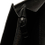 Saint Laurent B Saint Laurent Black Calf Leather Embossed Zip Around Long Wallet Italy