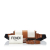 Fendi AB Fendi Brown Canvas Fabric Zucca Convertible Belt Bag Italy