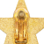 Chanel B Chanel Gold Gold Plated Metal Enamel CC Star Clip-On Earrings France