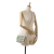 Chanel AB Chanel Green Tweed Fabric Beauty Lock Flap Bag Italy
