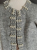 Maje Thick grey cardigan adorned with pearls , wool, cashmere , polyamide