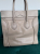Celine B Celine White Calf Leather Luggage Tote Bag ITALY