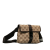 Gucci AB Gucci Brown Beige Canvas Fabric GG Belt Bag Italy