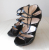 Casadei Black patent leather strappy high heel sandals 36,5 CASADEI