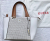 Guess White and brown openwork bag