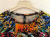 Gianni Versace Barockes mehrfarbiges Baumwoll-T-Shirt