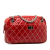 Chanel AB Chanel Red Lambskin Leather Leather Medium Quilted Reissue Camera Bag France