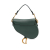 Christian Dior AB Dior Green Calf Leather Mini Saddle Bag Italy