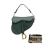 Christian Dior AB Dior Green Calf Leather Mini Saddle Bag Italy