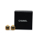 Chanel B Chanel Gold Gold Plated Metal Square CC Clip On Earrings France