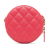 Chanel AB Chanel Pink Caviar Leather Leather 19 Round Caviar Clutch With Chain Italy