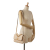 Chanel B Chanel Brown Beige with White Calf Leather Medium Crochet and skin 19 Flap Bag France