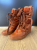 Chloé Renna calf leather brown platform boot 