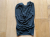 Givenchy Elegantly draped halter top in deep teal blue
