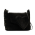 Gucci B Gucci Black Suede Leather Heart Crossbody Italy