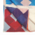 Hermès châle 140cm en cachemire bleu et rouge tissé en losange