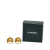 Chanel AB Chanel Gold Gold Plated Metal CC Clip-On Earrings France