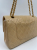 Chanel Beige Leather Chanel Medium Flap Bag