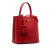 Prada AB Prada Red Calf Leather Medium Saffiano Cuir Panier Italy