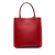 Prada AB Prada Red Calf Leather Medium Saffiano Cuir Panier Italy
