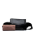 Bottega Veneta AB Bottega Veneta Black Calf Leather Perforated Belt Bag Italy