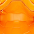 Bottega Veneta B Bottega Veneta Orange Calf Leather Intrecciato Cassette Crossbody Italy