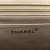 Chanel vintage Classic GM Klappentasche in Champagner-Beige mit silberfarbener Hardware