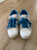 Zadig & Voltaire Sneaker blanc bleu et dorée