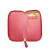 Prada AB Prada Pink Calf Leather Saffiano Zip Around 6 Key Holder Italy