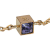Louis Vuitton B Louis Vuitton Gold Gold Plated Metal Gamble Crystal Bracelet France