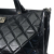Chanel B Chanel Black Calf Leather CC Quilted skin Satchel Italy