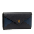 Prada B Prada Blue Navy Saffiano Leather Envelope Wallet Italy