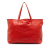 Gucci B Gucci Red Calf Leather Bamboo Tassel Tote Italy