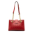 Gucci B Gucci Red Calf Leather Guccissima Padlock Shoulder Bag Italy