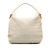 Bottega Veneta B Bottega Veneta White Calf Leather Intrecciato Handbag Italy