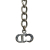 Christian Dior B Dior Silver Brass Metal Logo Charm Necklace Italy