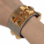 Hermès Collier de Chien bracelet in grey lizard with rose gold-plate