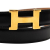 Hermès AB Hermès Black Calf Leather Constance Reversible Belt France