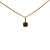 Celine B Celine Gold Gold Plated Metal Triomphe Box Pendant Necklace Italy
