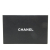 Chanel B Chanel Black Lambskin Leather Leather Cambon Ligne Bifold Wallet Spain