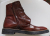 Maison Martin Margiela Smooth mahogany leather boots 40-40.5