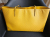 Gucci B Gucci Yellow Calf Leather Diamante Bright Tote Bag Italy
