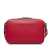 Dolce & Gabbana A Dolce & Gabbana Red Calf Leather Embossed Logo Crossbody Bag Italy
