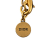 Christian Dior AB Dior Gold Gold Plated Metal Logo Charm Bracelet Italy