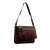 Givenchy AB Givenchy Red Dark Red with Black Canvas Fabric Monogram Shoulder Bag Italy