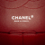 Chanel AB Chanel Red Burgundy Lambskin Leather Leather Jumbo Classic Lambskin Double Flap France