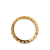 Hermès AB Hermès Gold Gold Plated Metal Dots Scarf Ring France