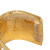 Hermès B Hermès Gold with Orange Gold Plated Metal Enamel Clip On Earrings France