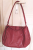 Maison Martin Margiela Grand sac en cuir rouge foncé